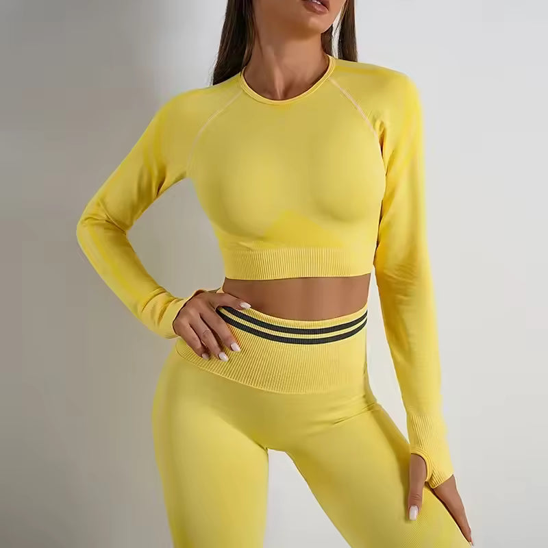 Trendy Nylon Seamless Shockproof Sports Fitness Yoga Crop Bra Mssza