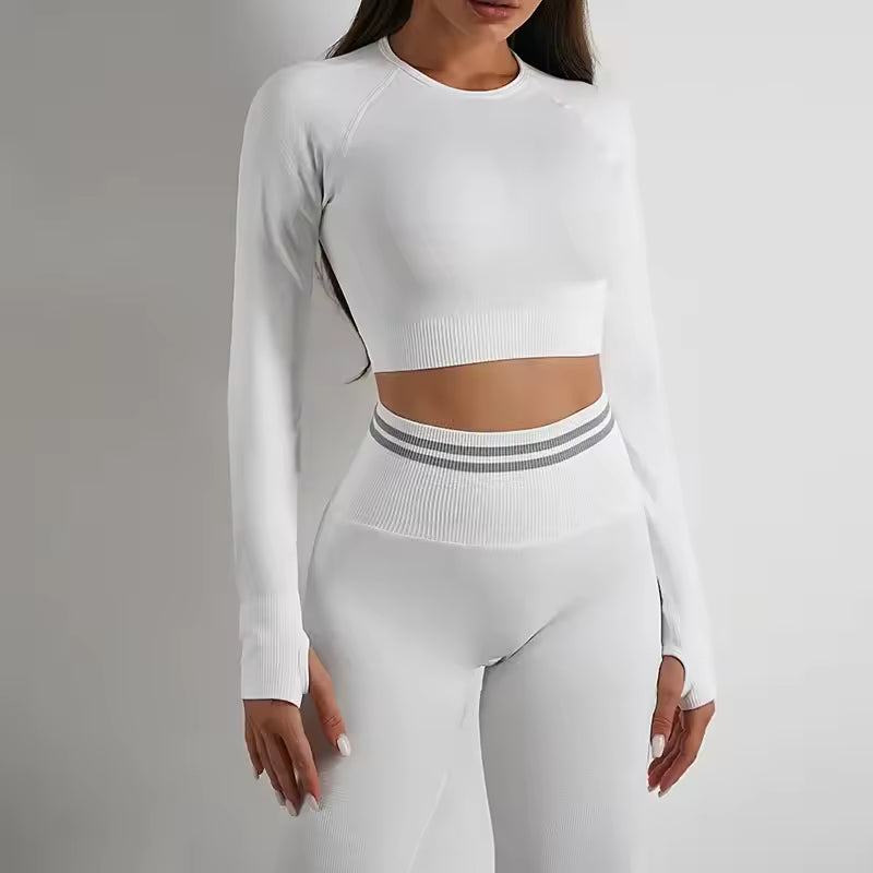Trendy Nylon Seamless Shockproof Sports Fitness Yoga Crop Bra Mssza