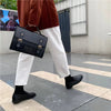 Casual PU Leather Cell Phone Pocket Versatile Crossbody Bags Mssza