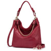 Casual PU Leather Shiny Serpentine Hobos Stylish Luxury Embossed Big Handbag Mssza