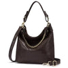 Casual PU Leather Shiny Serpentine Hobos Stylish Luxury Embossed Big Handbag Mssza