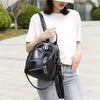 Casual PU Leather Travel Rucksack Shoulder High Quality School Backpack Mssza