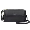 Casual PU Solid Top Quality Phone Pocket Small Shoulder Bag Mssza