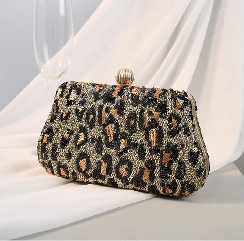 Casual Pearl Beaded Shoulder Bag Metal Cage Clutches Handbags Mssza