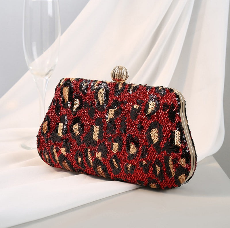 Casual Pearl Beaded Shoulder Bag Metal Cage Clutches Handbags Mssza