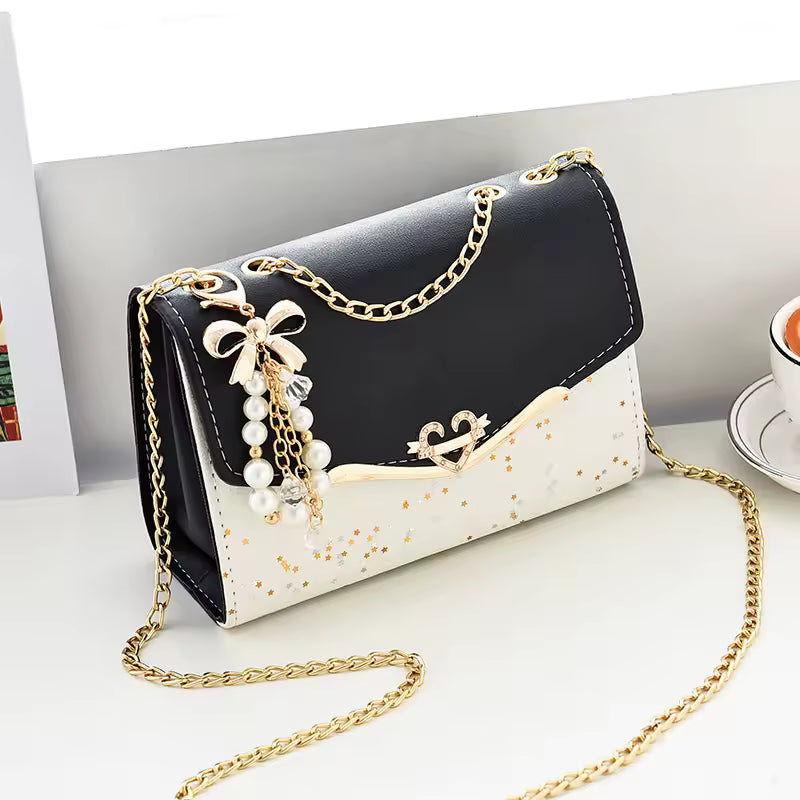 Casual Pendant Chain Versatile Premium Shoulder Crossbody Bag Mssza