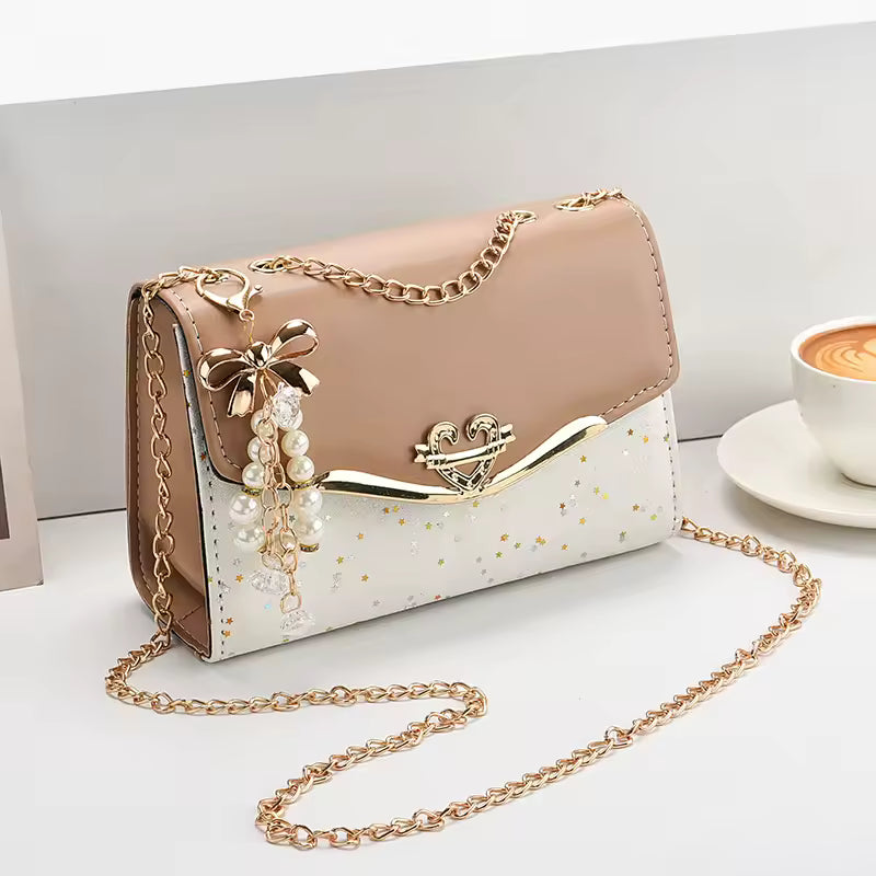 Casual Pendant Chain Versatile Premium Shoulder Crossbody Bag Mssza