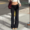 Casual Pleated Button Fly Striped Low Rise Form Fitting Slim Fit Trousers Mssza