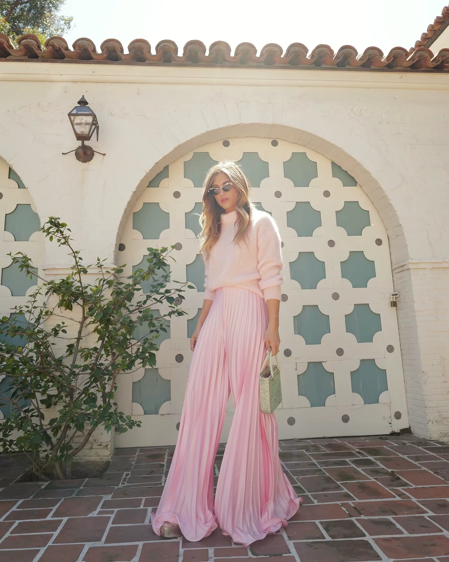 Casual Pleated Wide Draped Elastic High Waist Pants Trousers Long Pants Mssza
