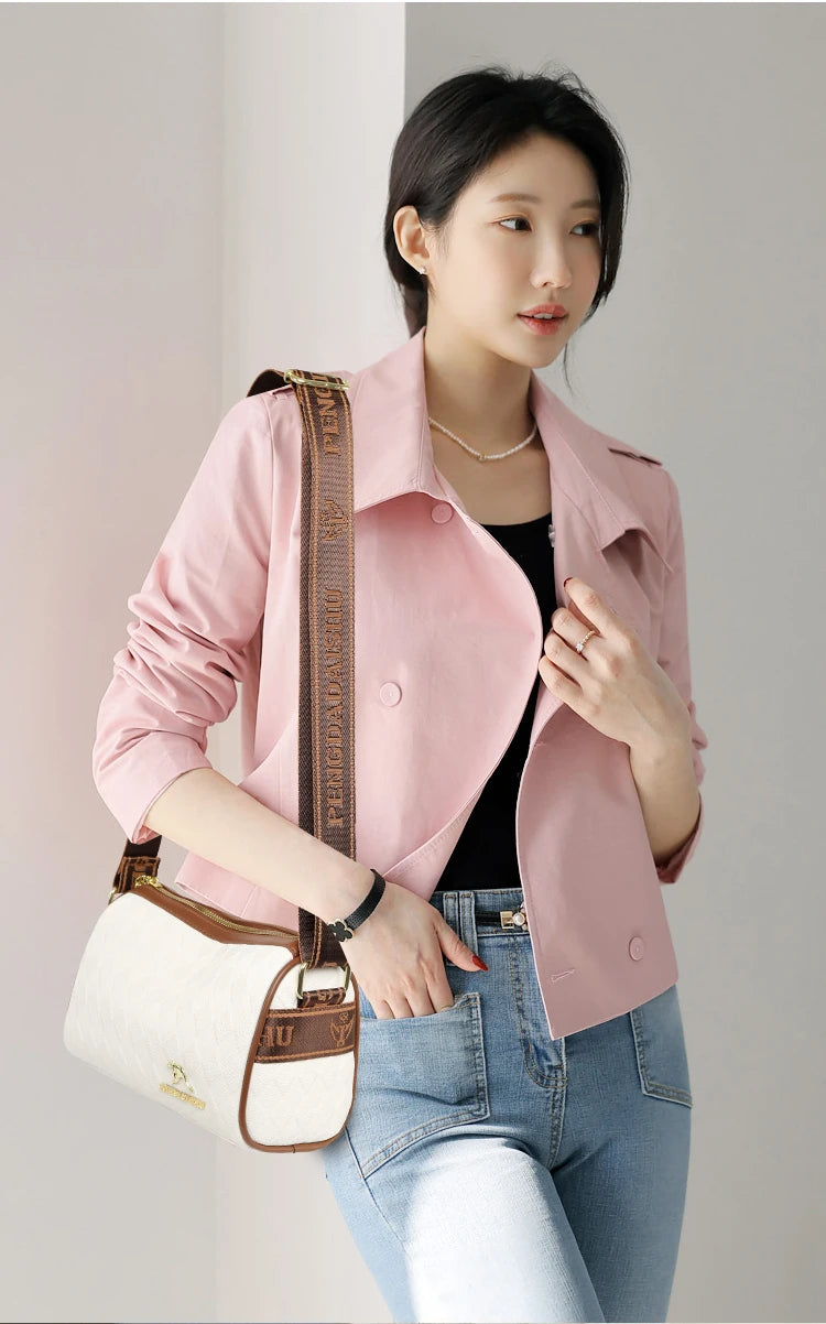 Casual Polyester Baguette Solid Zipper Messenger Shoulder Crossbody Bag Mssza