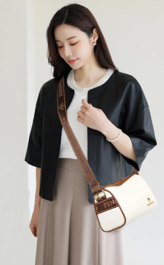 Casual Polyester Baguette Solid Zipper Messenger Shoulder Crossbody Bag Mssza