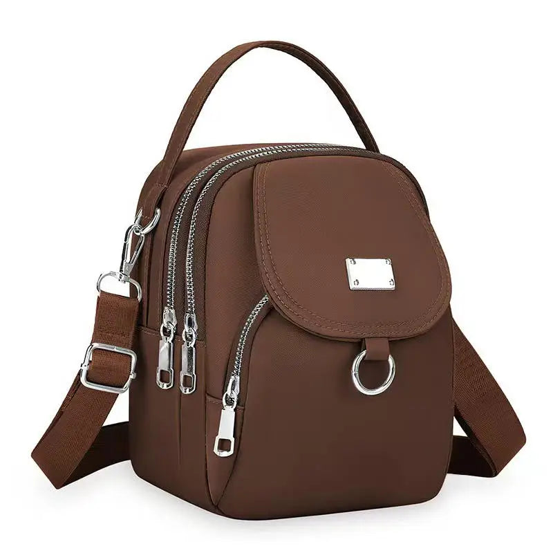 Casual Polyester Single Shoulder Strap Suitable For Both Versatile Zipper Crossbody Bag Mssza