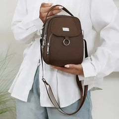Casual Polyester Single Shoulder Strap Suitable For Both Versatile Zipper Crossbody Bag Mssza