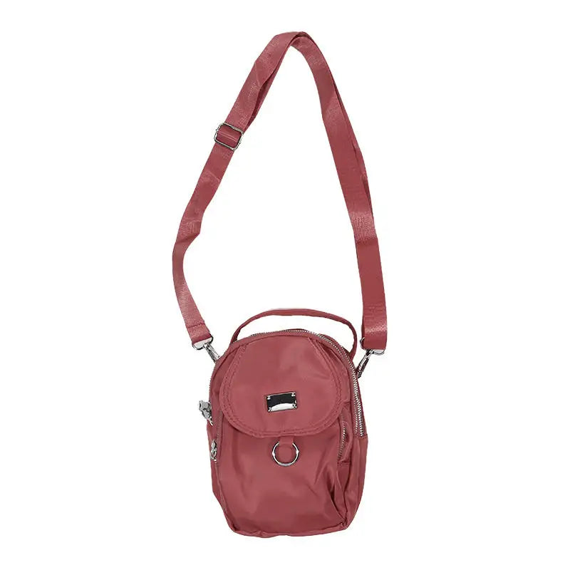 Casual Polyester Single Shoulder Strap Suitable For Both Versatile Zipper Crossbody Bag Mssza