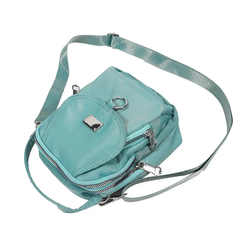 Casual Polyester Single Shoulder Strap Suitable For Both Versatile Zipper Crossbody Bag Mssza
