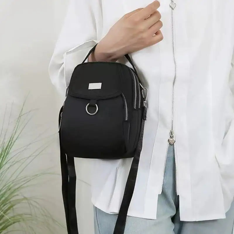 Casual Polyester Single Shoulder Strap Suitable For Both Versatile Zipper Crossbody Bag Mssza