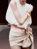 Casual Pullover O-Neck Sleeveless Zipper Spliced Loose Blouses Mssza