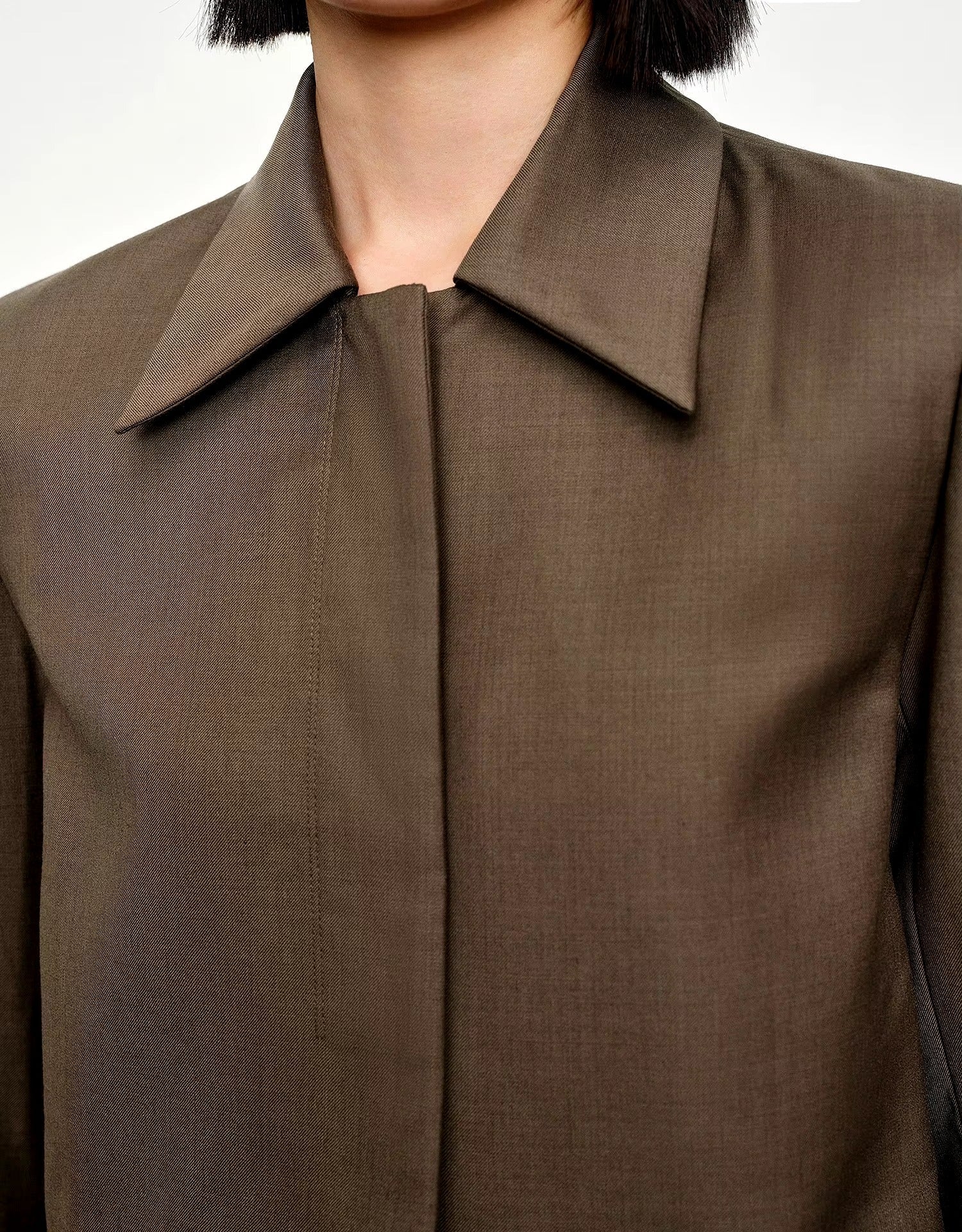 Casual Pullover Zipper Pocket Straight Pants Suit Two-piece Mssza