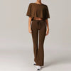 Quick-Drying Crop Top And Pant 2 Piece Sports Yoga Suit Mssza