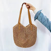 Casual Rattan Woven Top Handle Hollow Raffia Crochet Beach Straw Handbags Mssza