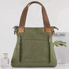 Casual Retro Campus Canvas Bulk Capacity Practicality Detachable Shoulder Strap Tote Bag Mssza