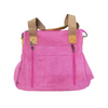 Casual Retro Campus Canvas Bulk Capacity Practicality Detachable Shoulder Strap Tote Bag Mssza