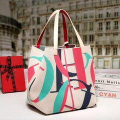 Casual Retro Design Large Capacity Bucket Handbag Mssza