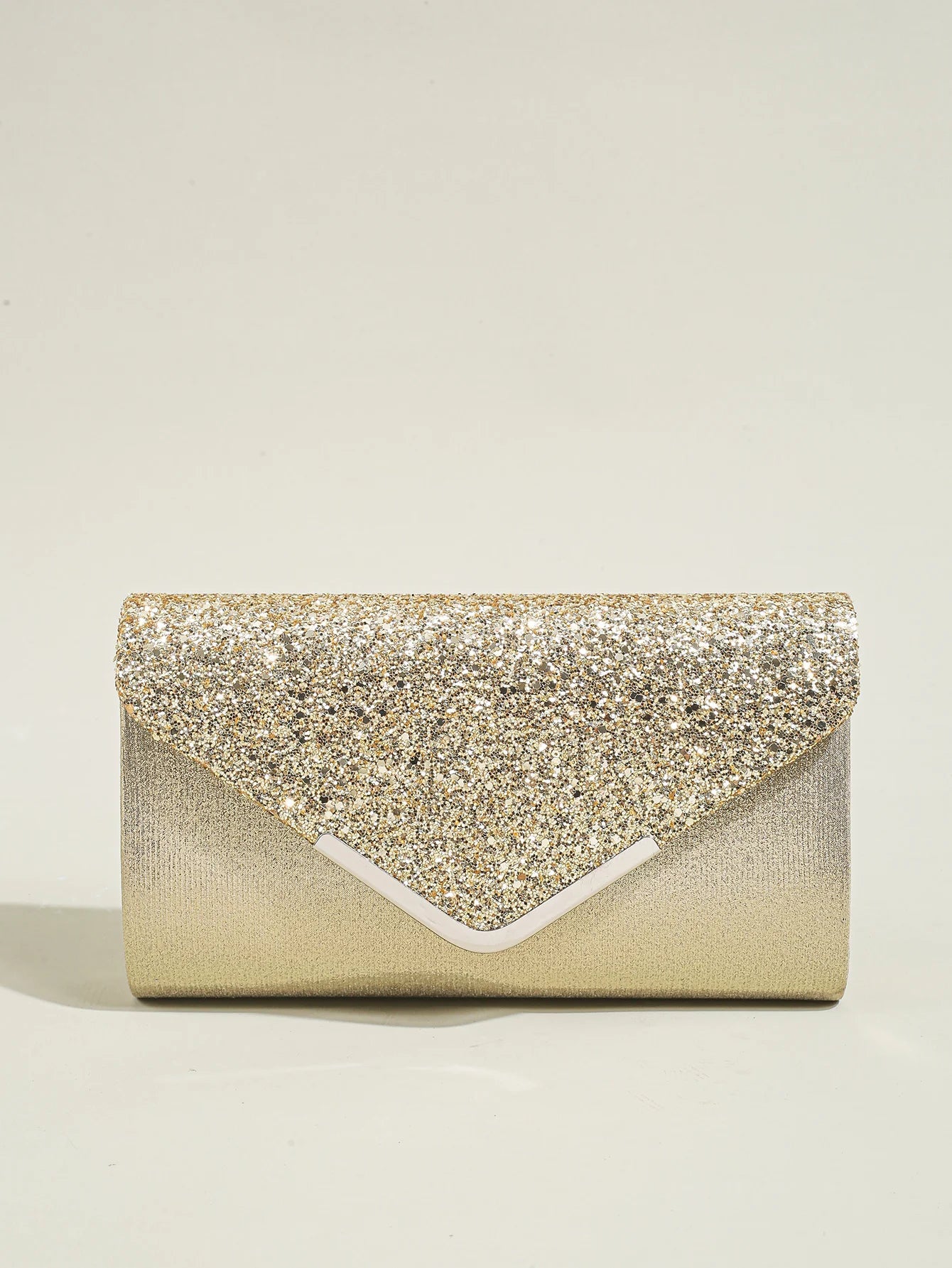 Casual Sequin Clutch Purse chain Shoulder Evening Envelope Cross Body Handbag Mssza