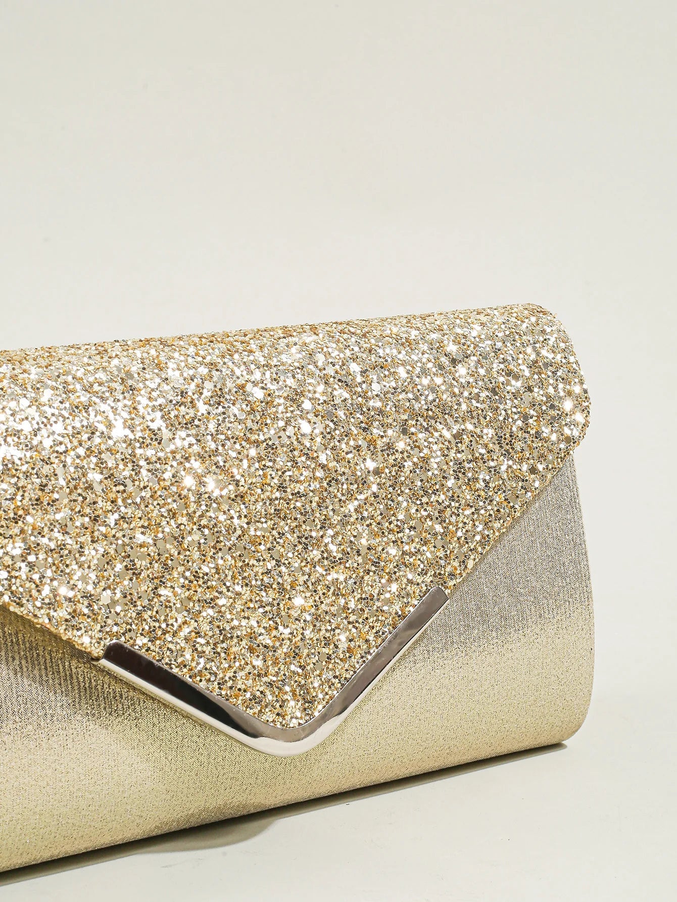 Casual Sequin Clutch Purse chain Shoulder Evening Envelope Cross Body Handbag Mssza