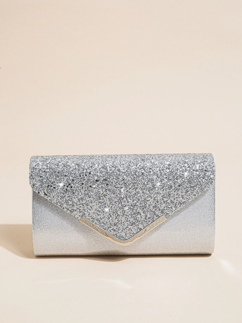 Casual Sequin Clutch Purse chain Shoulder Evening Envelope Cross Body Handbag Mssza