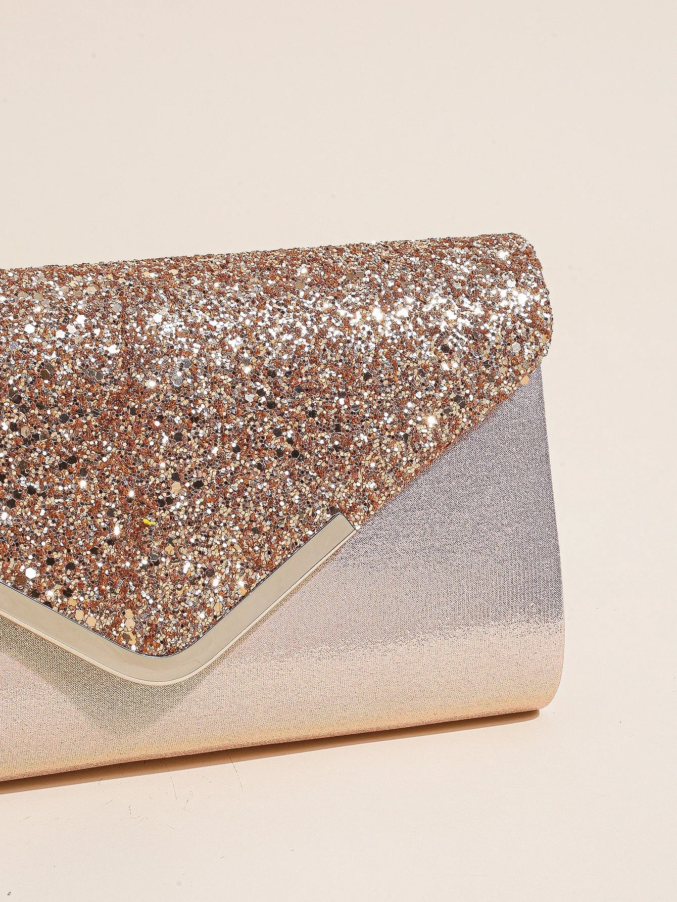 Casual Sequin Clutch Purse chain Shoulder Evening Envelope Cross Body Handbag Mssza