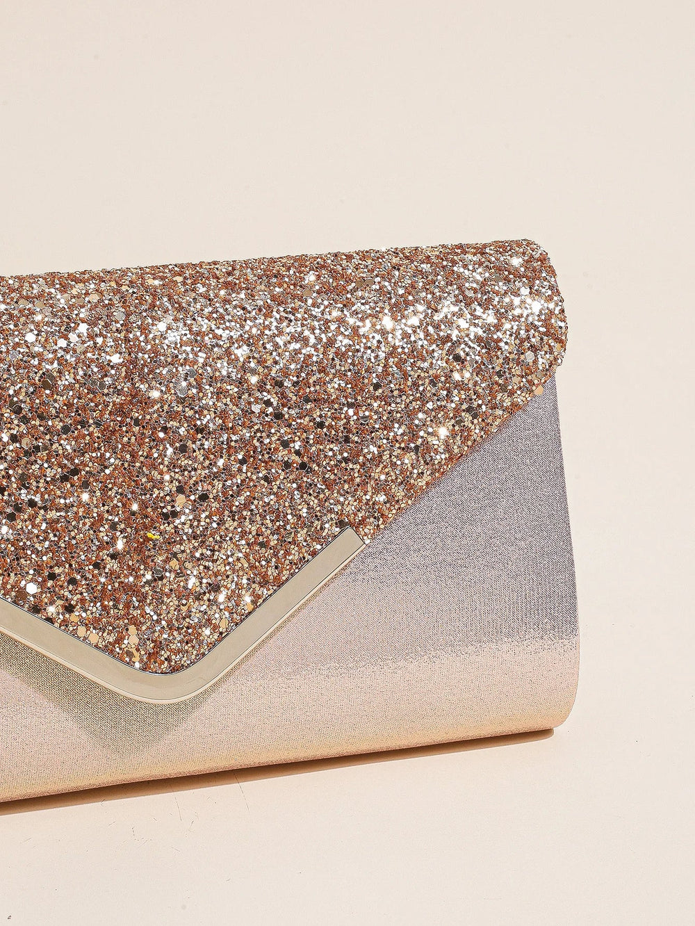 Casual Sequin Clutch Purse chain Shoulder Evening Envelope Cross Body Handbag Mssza