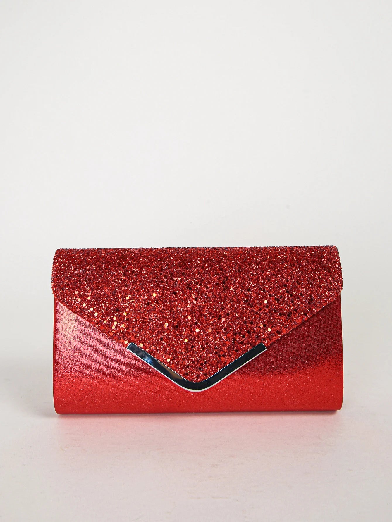 Casual Sequin Clutch Purse chain Shoulder Evening Envelope Cross Body Handbag Mssza