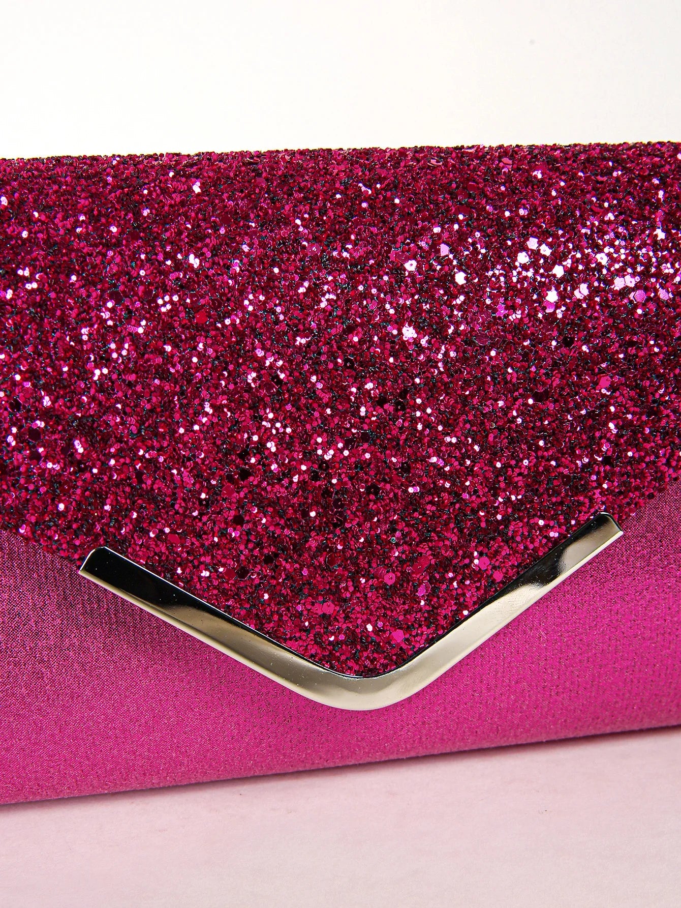 Casual Sequin Clutch Purse chain Shoulder Evening Envelope Cross Body Handbag Mssza