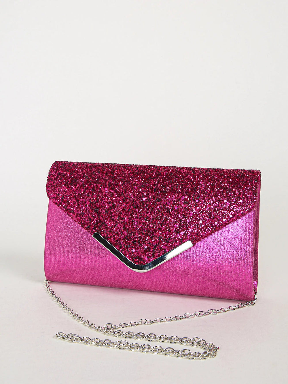 Casual Sequin Clutch Purse chain Shoulder Evening Envelope Cross Body Handbag Mssza
