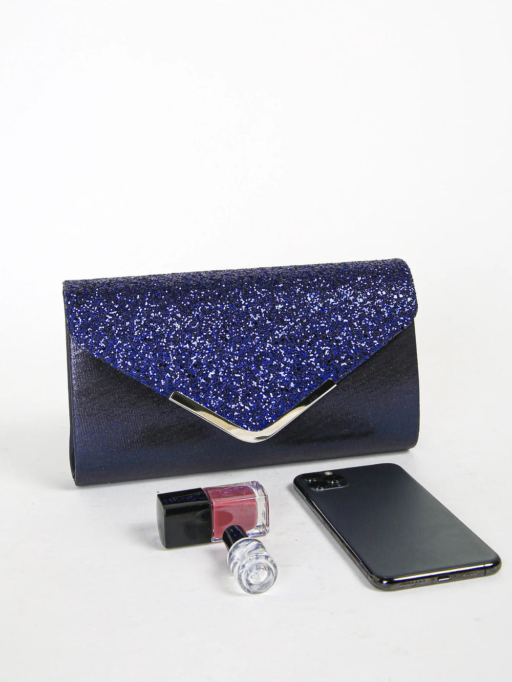 Casual Sequin Clutch Purse chain Shoulder Evening Envelope Cross Body Handbag Mssza