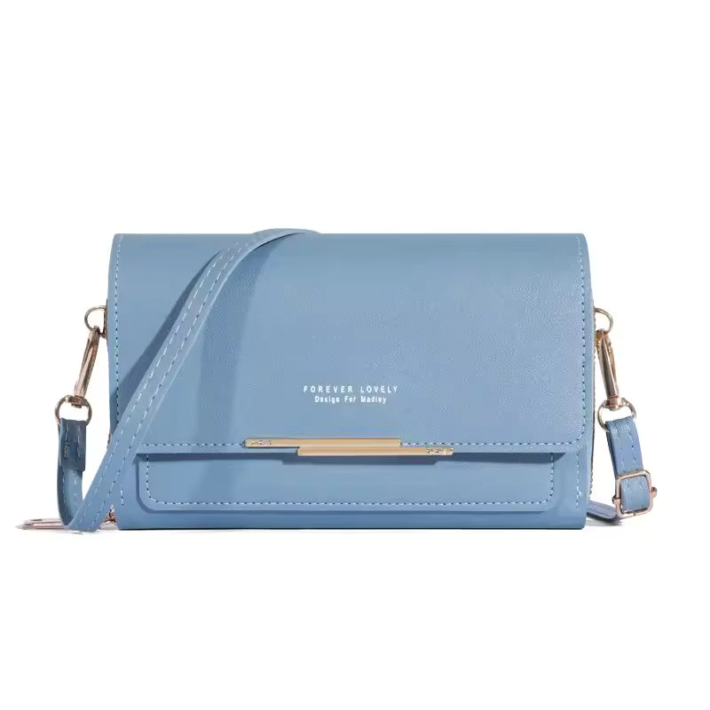 Casual Sequined Mobile Phone Packet Wallet Handbag Multi Card Large Capacity Shoulder Bag Mssza