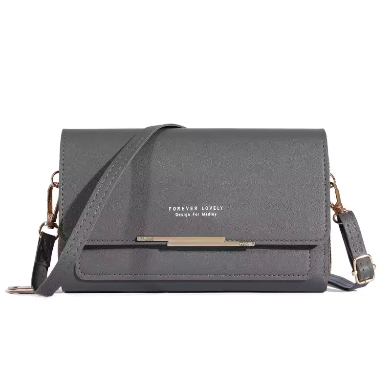 Casual Sequined Mobile Phone Packet Wallet Handbag Multi Card Large Capacity Shoulder Bag Mssza
