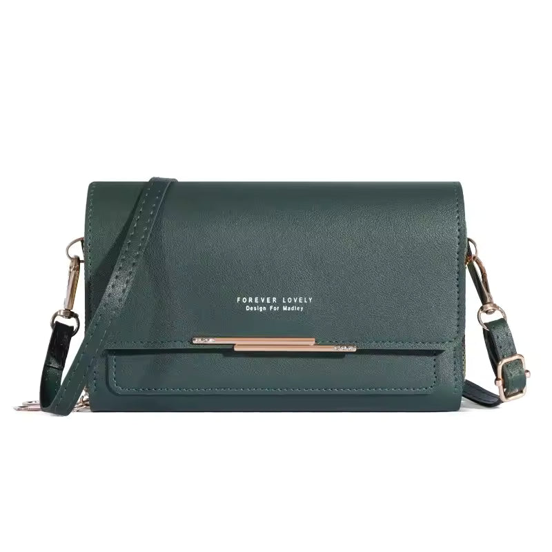 Casual Sequined Mobile Phone Packet Wallet Handbag Multi Card Large Capacity Shoulder Bag Mssza