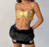 Casual Shiny Sequins Chain Tassel Spaghetti Straps Sleeveless Tank Top Mssza