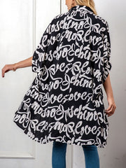 Casual Shirt Turn down Collar Half Sleeve High Low Design Blouse Mssza