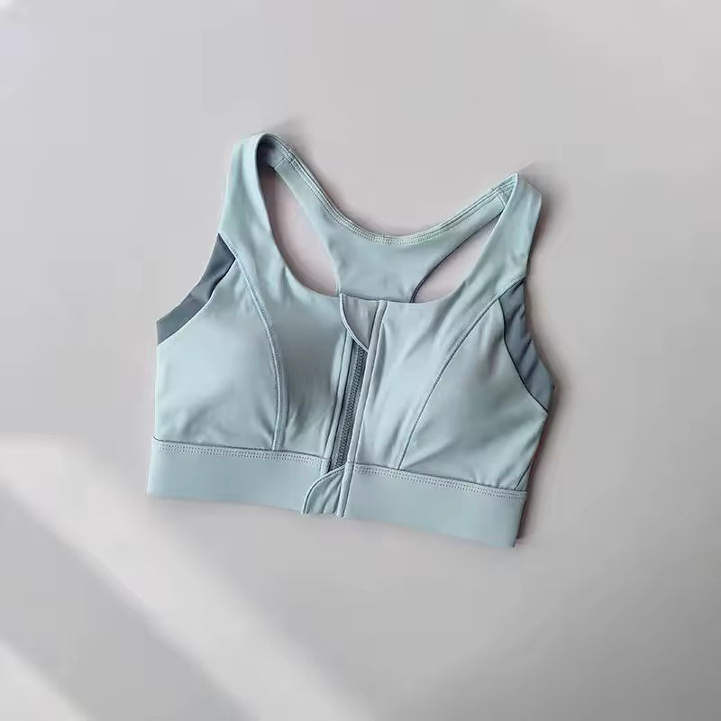 Shockproof Padded Double Layer Breathable Sports Bra Mssza