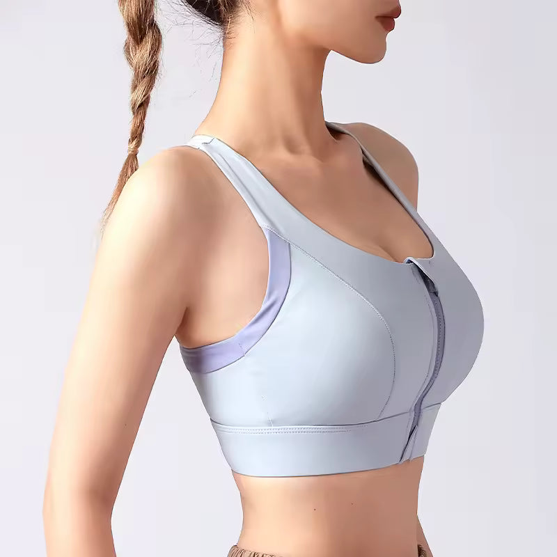 Shockproof Padded Double Layer Breathable Sports Bra Mssza