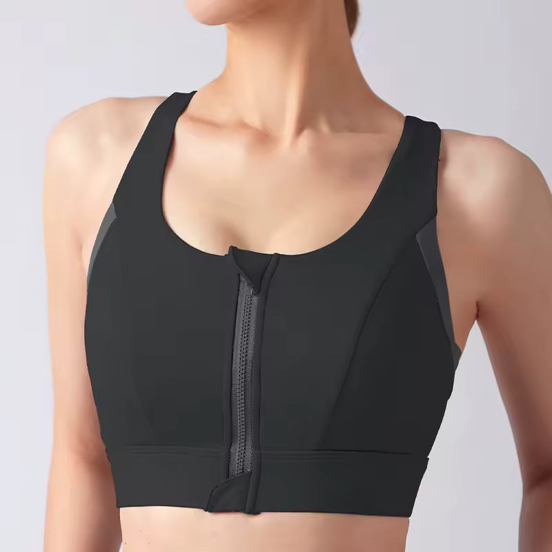 Shockproof Padded Double Layer Breathable Sports Bra Mssza