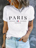Casual Short Sleeve Crew Neck Funny Printed High Stretch T-shirt Mssza