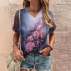 Casual Short Sleeve Streetwear V Neck Pullover Oversized 3d T Shirts Mssza