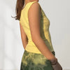 Casual Short Sleeve V-neck Fitted Streetwear Crop Top Mssza