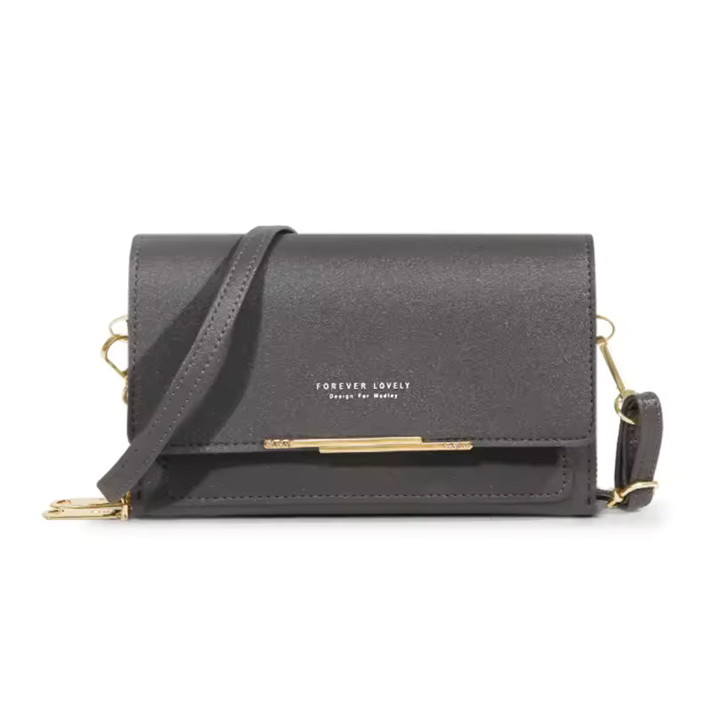 Casual Shoulder Mobile Phone Packet Multi Card Large Capacity Handbag Mssza