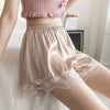 Casual Silk Comfort Soft Satin Knickers In Loose Lace Underwear Mssza