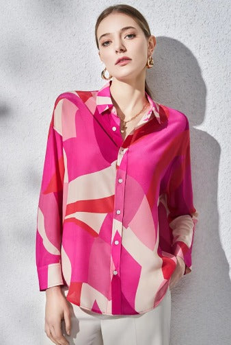 Casual Single Breasted Button-Down Slight Stretch Shirt Mssza